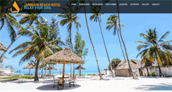 Desktop Screenshot of jambiani-beach.com